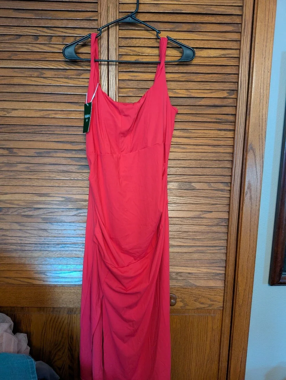 Halara NWT Red Sportswear Athleisure Dress Women's Size Extra Large Lined Bra